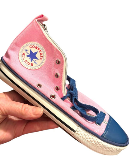 Converse Collectible Pink and Blue High-Top Sneaker Pencil case