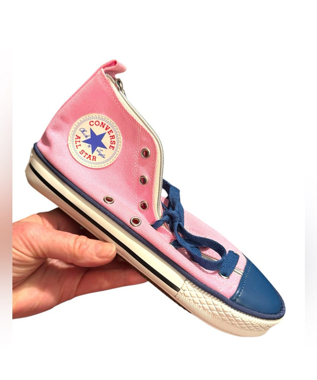 Converse Collectible Pink and Blue High-Top Sneaker Pencil case