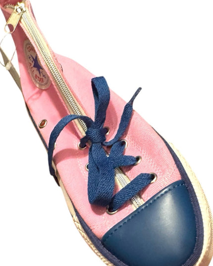 Converse Collectible Pink and Blue High-Top Sneaker Pencil case