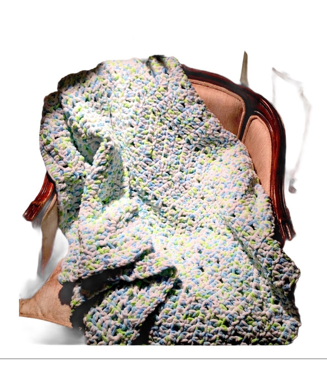 72x38” Super soft Afghan crochet throw blanket