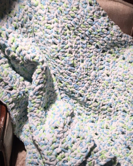 72x38” Super soft Afghan crochet throw blanket