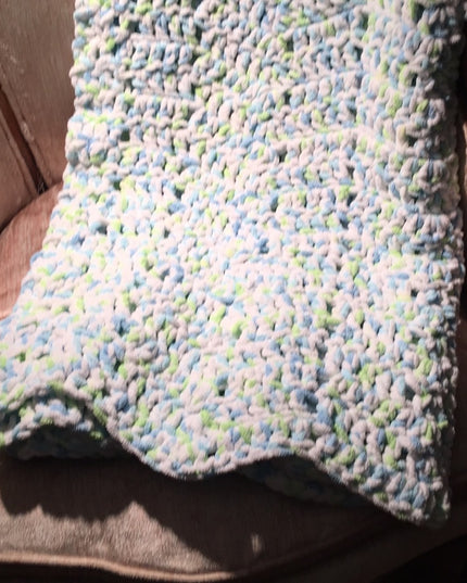 72x38” Super soft Afghan crochet throw blanket