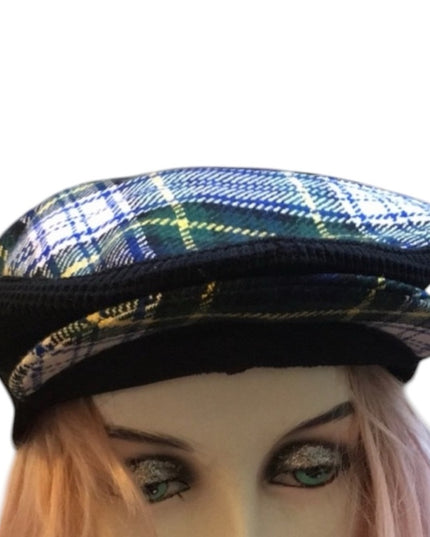 - Vintage Tartan Scottish Hat Sz small beret