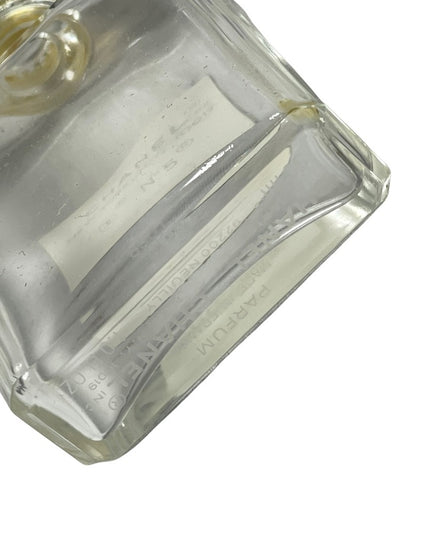 - Vintage Crystal glass Chanel perfume bottle 1oz