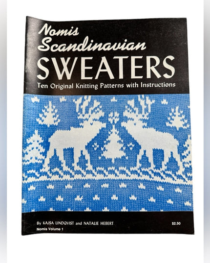 1946 Nomis “Scandinavian Sweaters” Knitting Pattern Book, Kajsa Lindqvis…