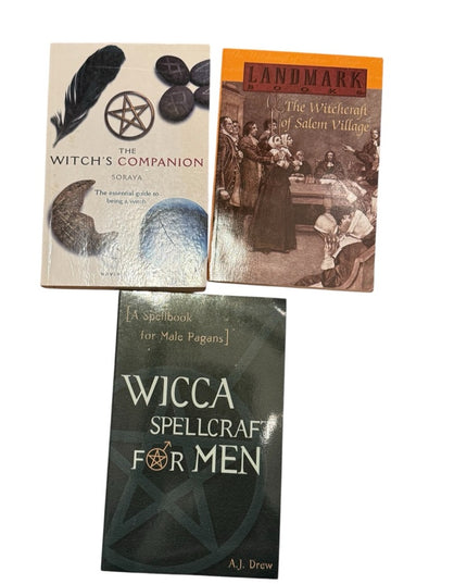 WICCA HUGE LOT 16 pcs of Spiritual Witchcraft Books Spells Voodoo Pagan …