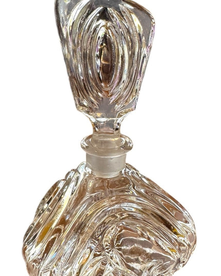 Elegant  3 legged vintage Crystal Perfume Bottle