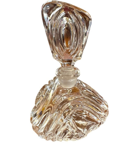 Elegant  3 legged vintage Crystal Perfume Bottle