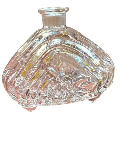 Elegant  3 legged vintage Crystal Perfume Bottle