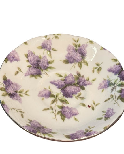 VTG RARE Royal Albert Archive Collection Lilac Lane Platinum  Tea cup Saucer