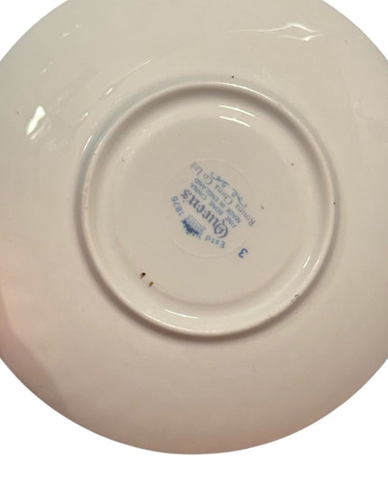 Queens Rosina Tea Cup and Saucer Yellow Daffodil Floral Tea Cups Vintage
