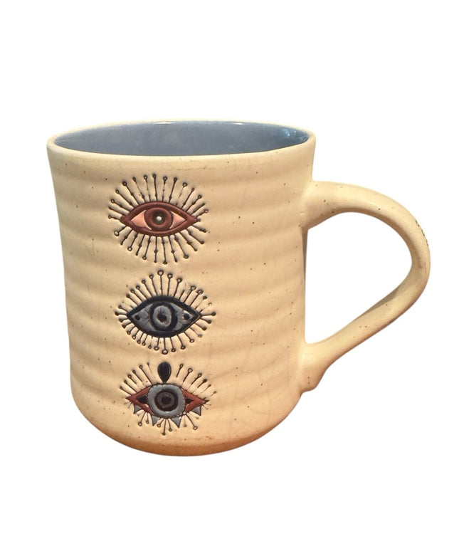 Stay Wild Moon Child Mug Good Vibes w/ Eye Art Ceramic Mug with Eye Design