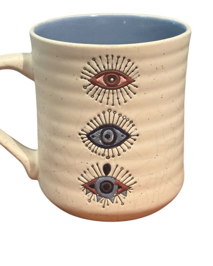 Stay Wild Moon Child Mug Good Vibes w/ Eye Art Ceramic Mug with Eye Design