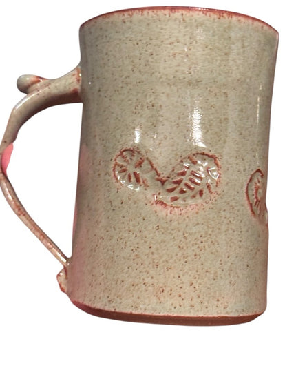 Handcrafted Pottery Ceramic Mug - Sage green signed