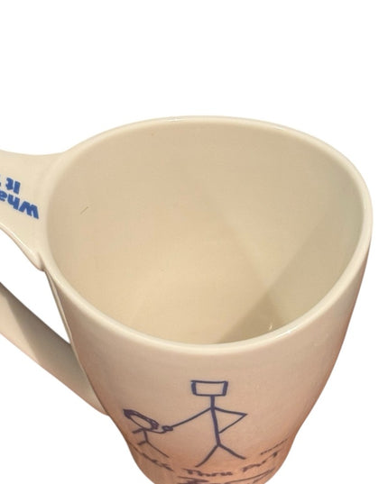 Rare David Bowie Peace Thru Art, Whatever It Takes, Ceramic Coffee Mug Churchill