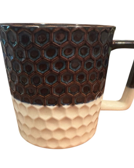 Starbucks HTF RARE 2017 Siren Scales Brown Blue White Anniversary Coffee Mug Cup