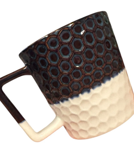 Starbucks HTF RARE 2017 Siren Scales Brown Blue White Anniversary Coffee Mug Cup