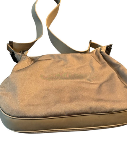Gucci Kahki Canvas & Leather 2way Canvas Shoulder Bag 001 3315 Like New!