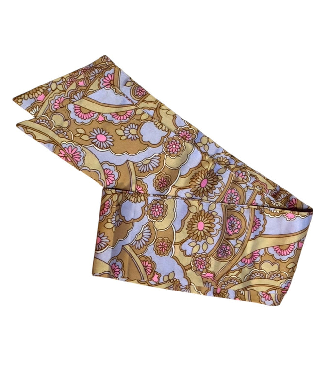 Floral Vintage Patterned Scarf Neck tie Hair wrap