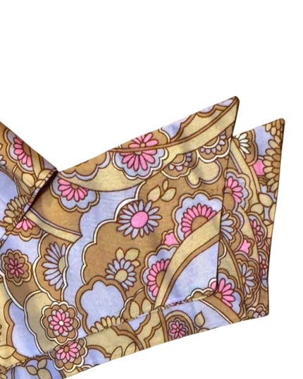 Floral Vintage Patterned Scarf Neck tie Hair wrap
