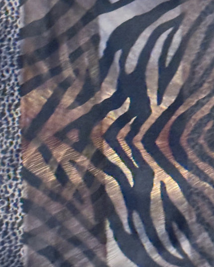 Anne Klein Animal Print Scarf SILK Vintage