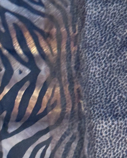 Anne Klein Animal Print Scarf SILK Vintage
