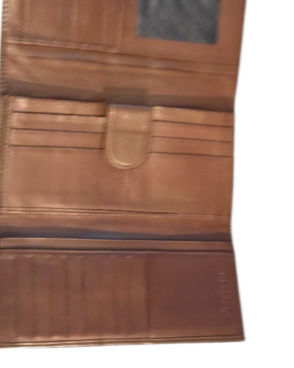 Vintage Authentic Crocodile Embossed Leather Wallet