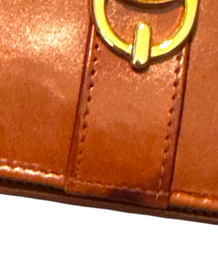 Ushy Bauer Vintage Stunning Tan Leather Shoulder Handbag Clutch NWT