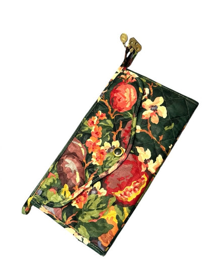 Maggie B Overnight Quilted Floral Bag with Vibrant Colors Flowers