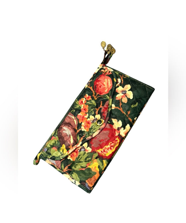 Maggie B Overnight Quilted Floral Bag with Vibrant Colors Flowers