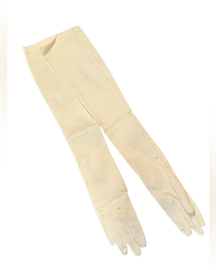 Elegant Vintage Italy Paris Long White Wedding Gloves