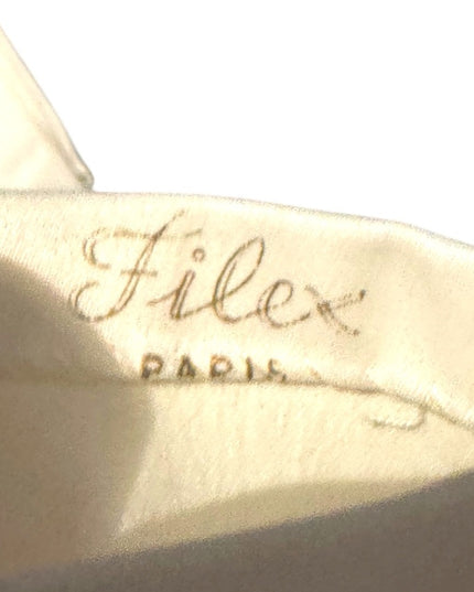 Elegant Vintage Italy Paris Long White Wedding Gloves
