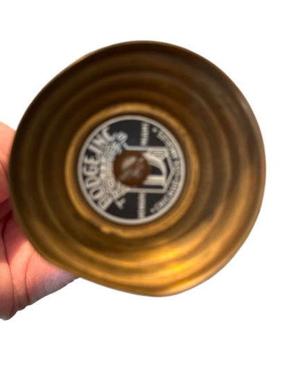 Antique 1920s Art Deco Gold Brass Golf Trophy