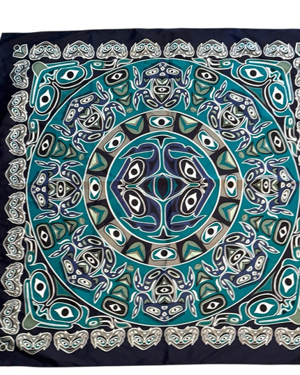 Native Frog design Oscardo Patterned Scarf