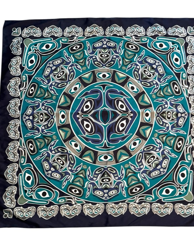 Native Frog design Oscardo Patterned Scarf