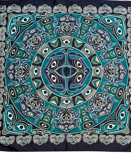 Native Frog design Oscardo Patterned Scarf