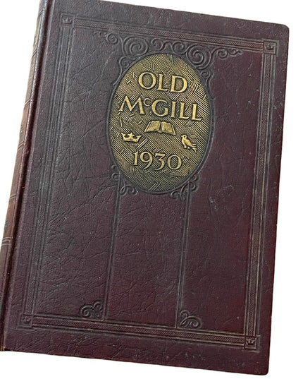 Old McGill Year Book  University 1930 Antique