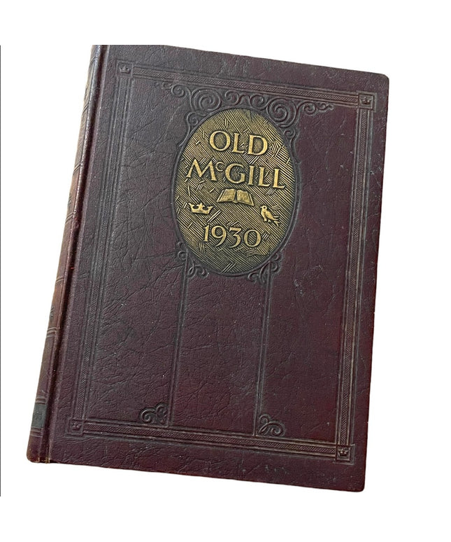 Old McGill Year Book  University 1930 Antique