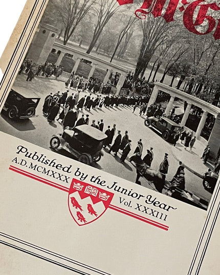 Old McGill Year Book  University 1930 Antique