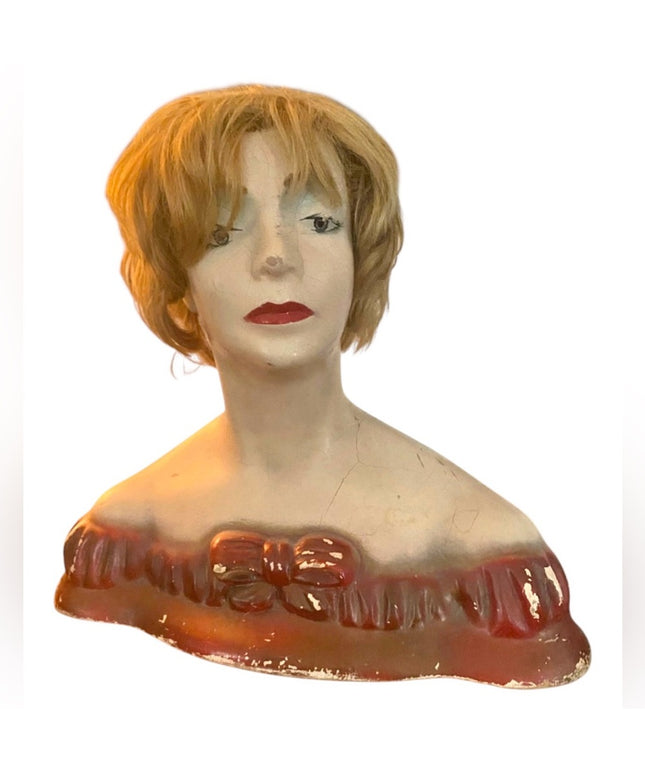 Antique Art Deco display bust LAMOUREUX