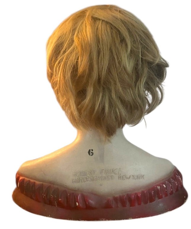 Antique Art Deco display bust LAMOUREUX