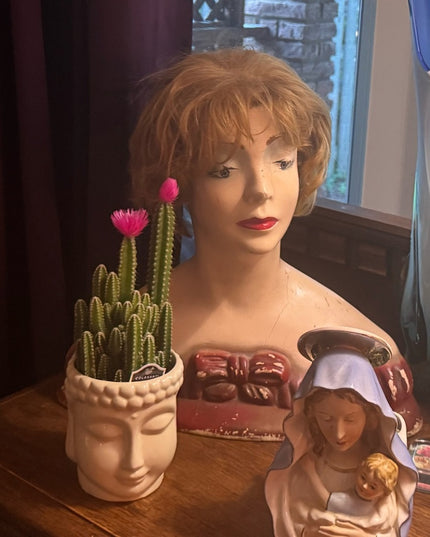 Antique Art Deco display bust LAMOUREUX