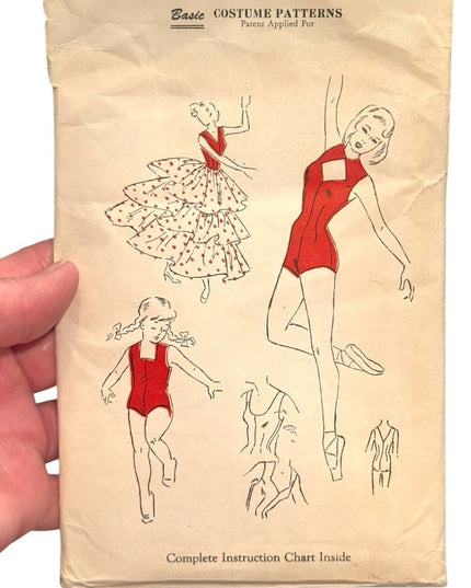 Dazian's Vintage #15 C1940s SZ 16 Leotard Costume Pattern UNCUT