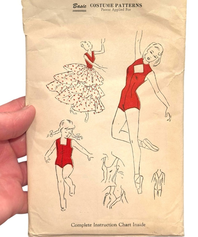 Dazian's Vintage #15 C1940s SZ 16 Leotard Costume Pattern UNCUT