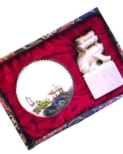 Chinese friend stamp set foo dog