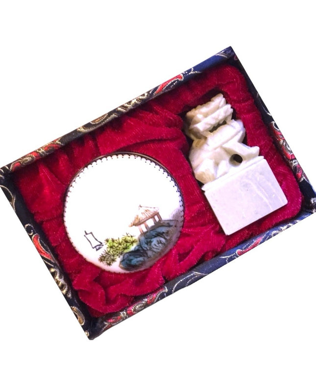 Chinese friend stamp set foo dog