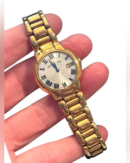 RAYMOND WEIL GENEVE Sapphire Women's Watch Quartz Round Rose gold with Box