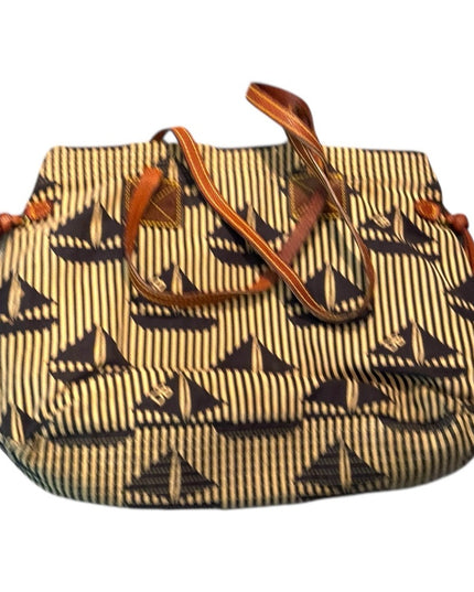 Retired Dooney Bourke Nautical Print purse Shoulder bag - Brown and Black