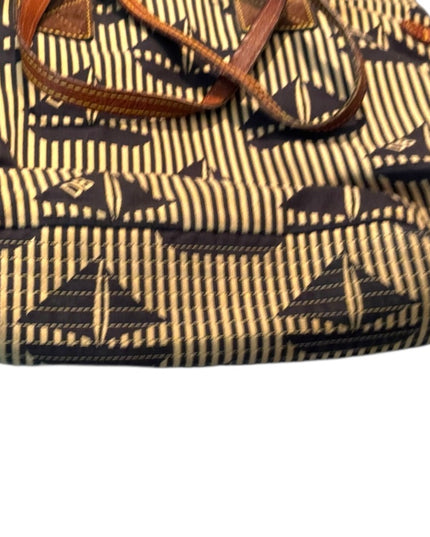 Retired Dooney Bourke Nautical Print purse Shoulder bag - Brown and Black