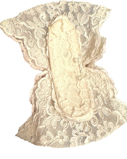 Vintage Lace Women's Girls Hair BOW Accessory Event Wedding, Easter Facinator